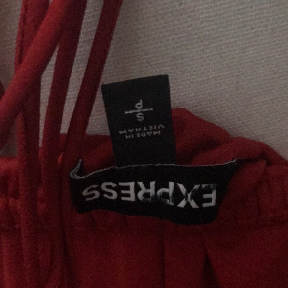 Express Red Strappy Dress - Picture 6 of 7